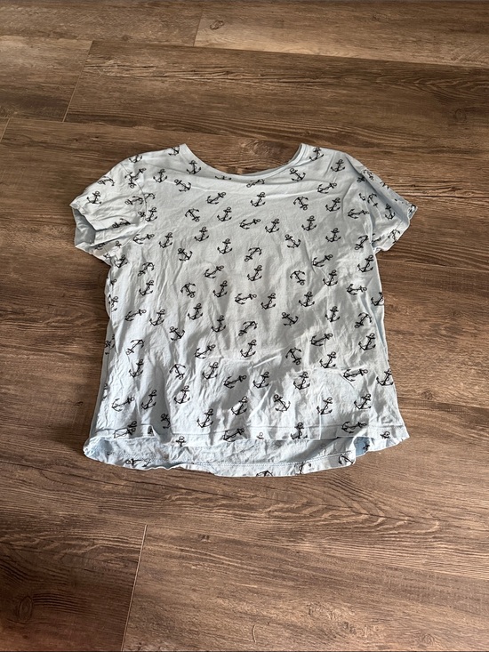Atmosphere Other - Atmosphere Light Blue Tee with Black Anchor Motif